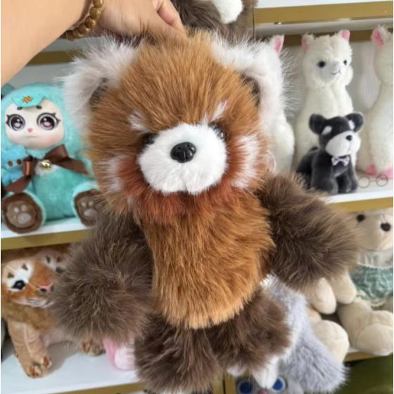 FENDRAL Panda Plush Toy – Soft Stuffed Panda Bear Plush Animal, Cute Huggable Pillow Doll for Kids, Teens, Adults, Bedroom Decor and Gifts